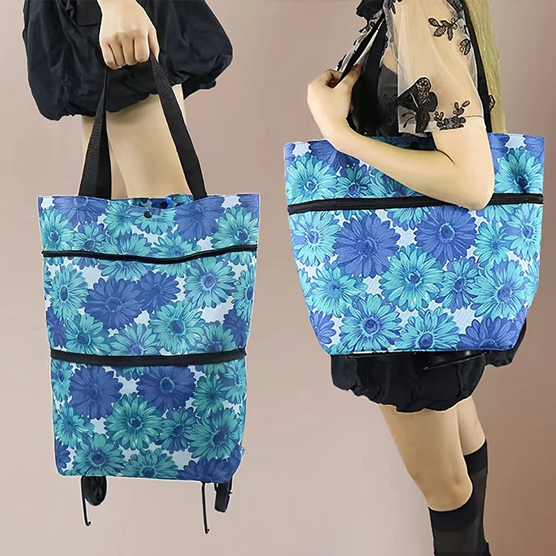 Foldable Shopping Trolley Bag