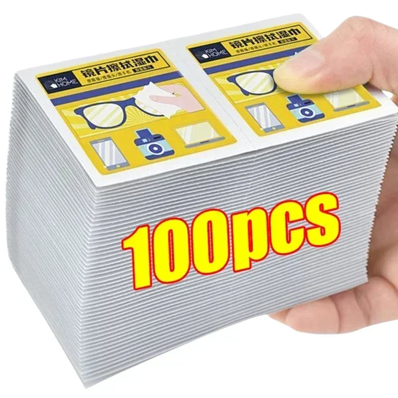 Disposable Anti-fog Glass Wipes