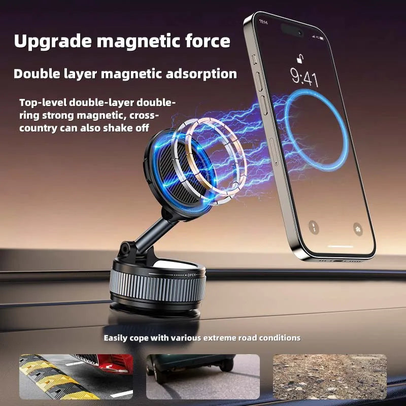 360° Rotatable Vacuum Magnetic Phone Holder