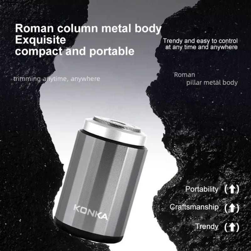 Rechargeable Mini Waterproof Electric Razor