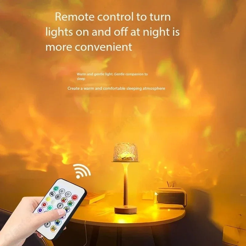 LED Water Ripple Projection Light