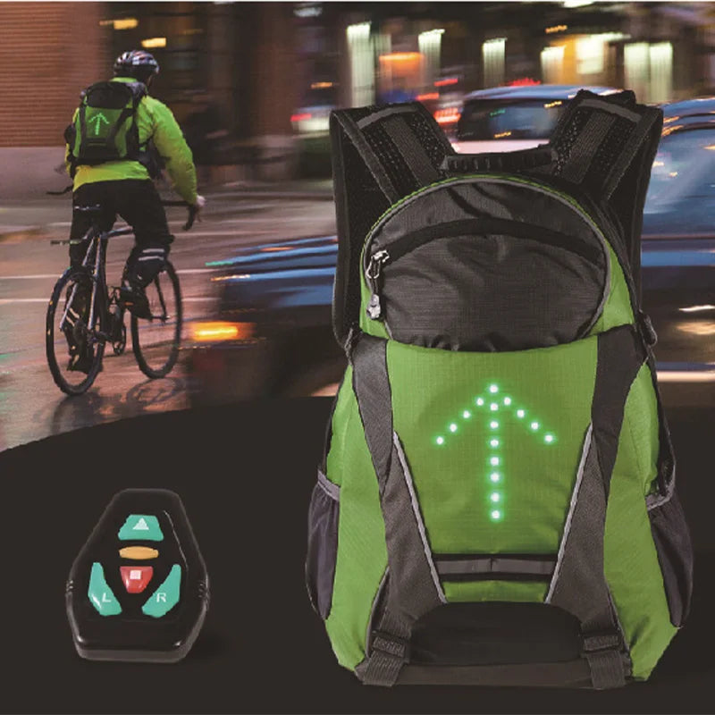 Bicycle LED Signal Riding Backpack