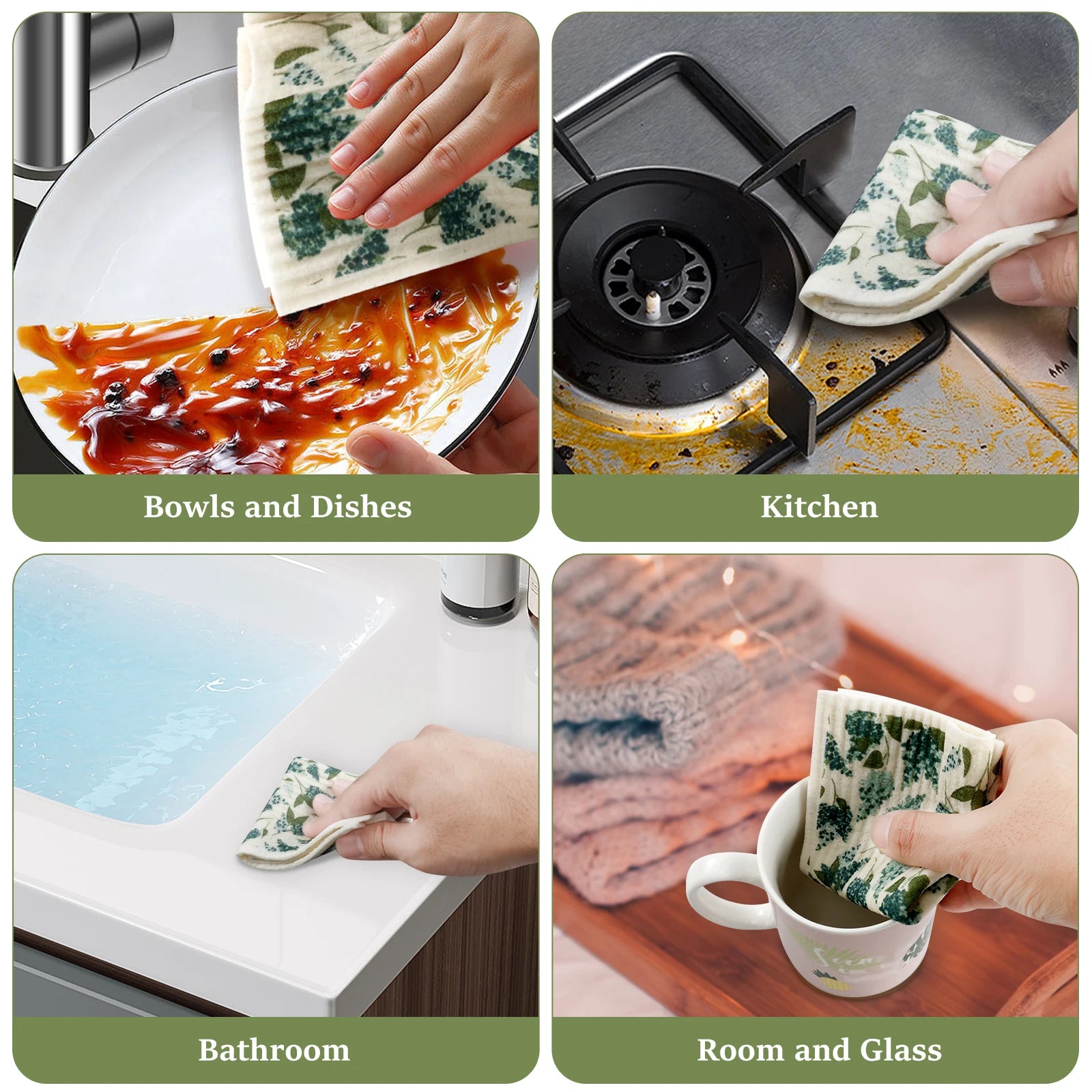 Quick Absorbing Reusable Cleaning Cloth