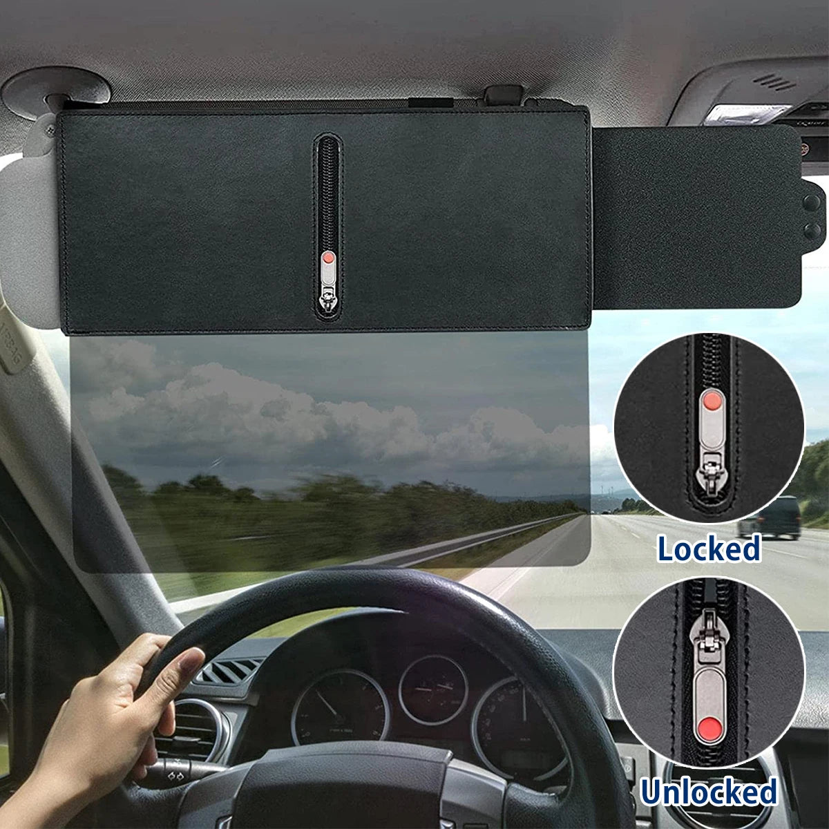 Polarized Anti-Glare Sun Visor