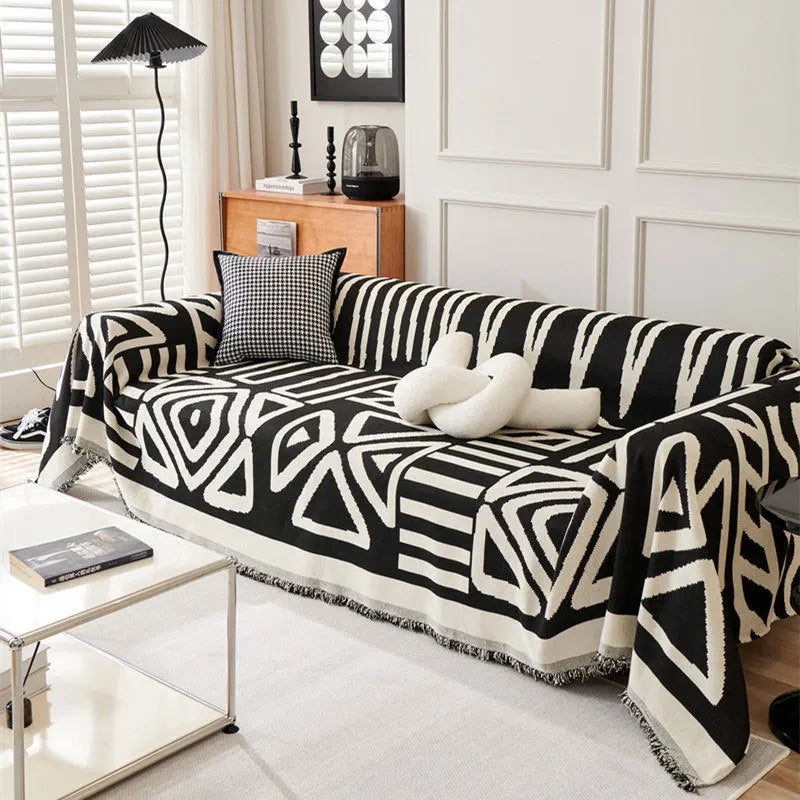 Sofa Towel With Tassels