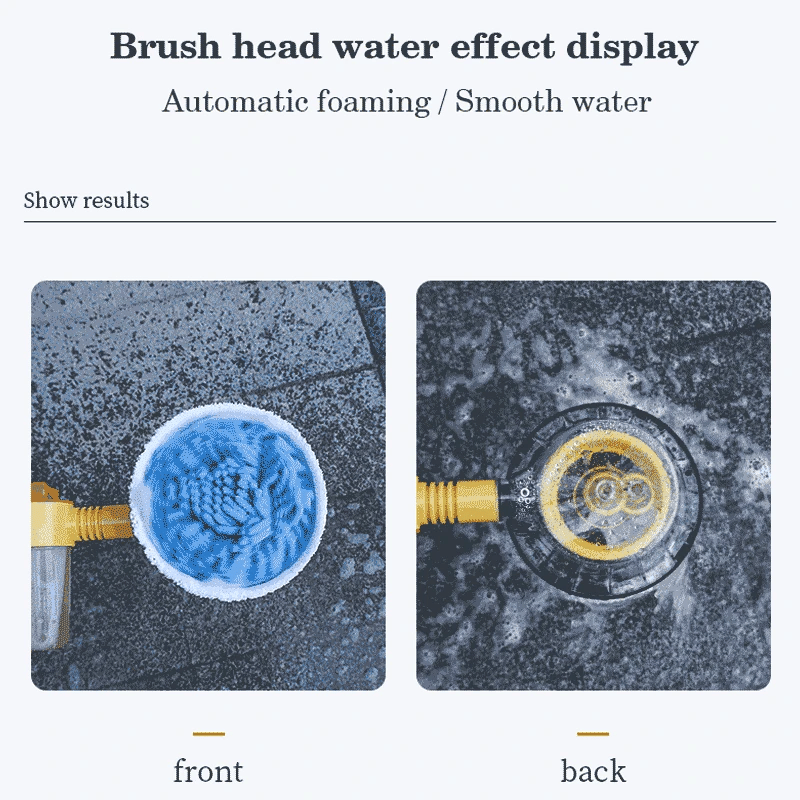 Multifunctional Car Rotary Wash Brush Kit