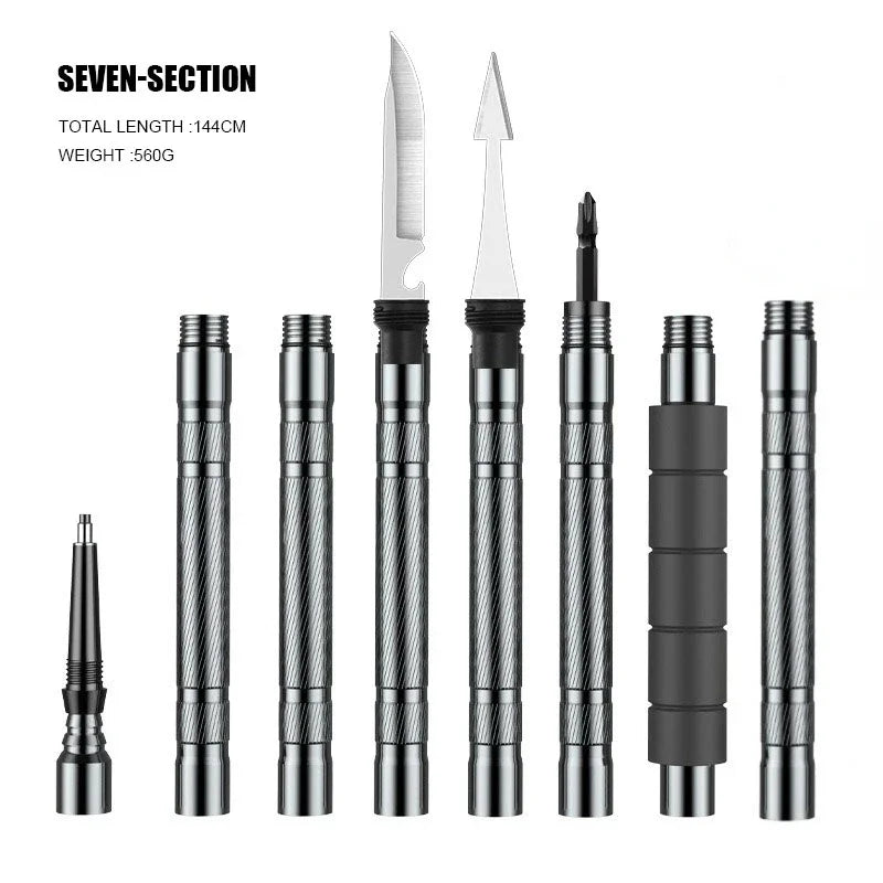 Multifunctional Aluminium Alloy Hiking Stick