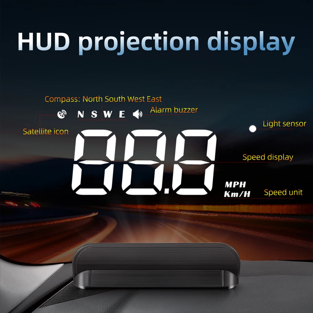 Car Windshield HUD Speedometer Projector
