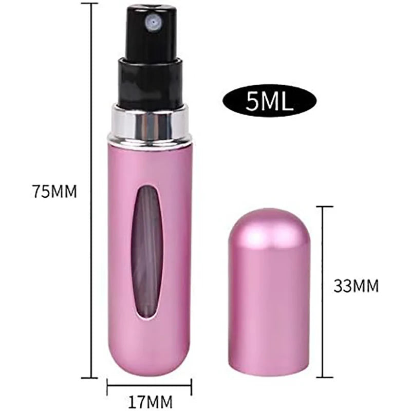 Refillable Perfume Atomizer Bottle 5Pcs