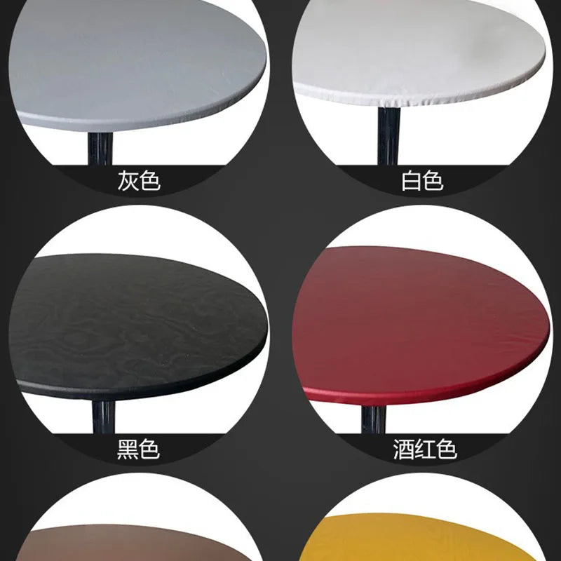 Elastic Waterproof Round Table Cover