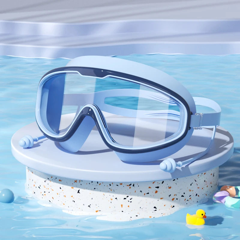 Swimming Goggles For Kids With Earplugs