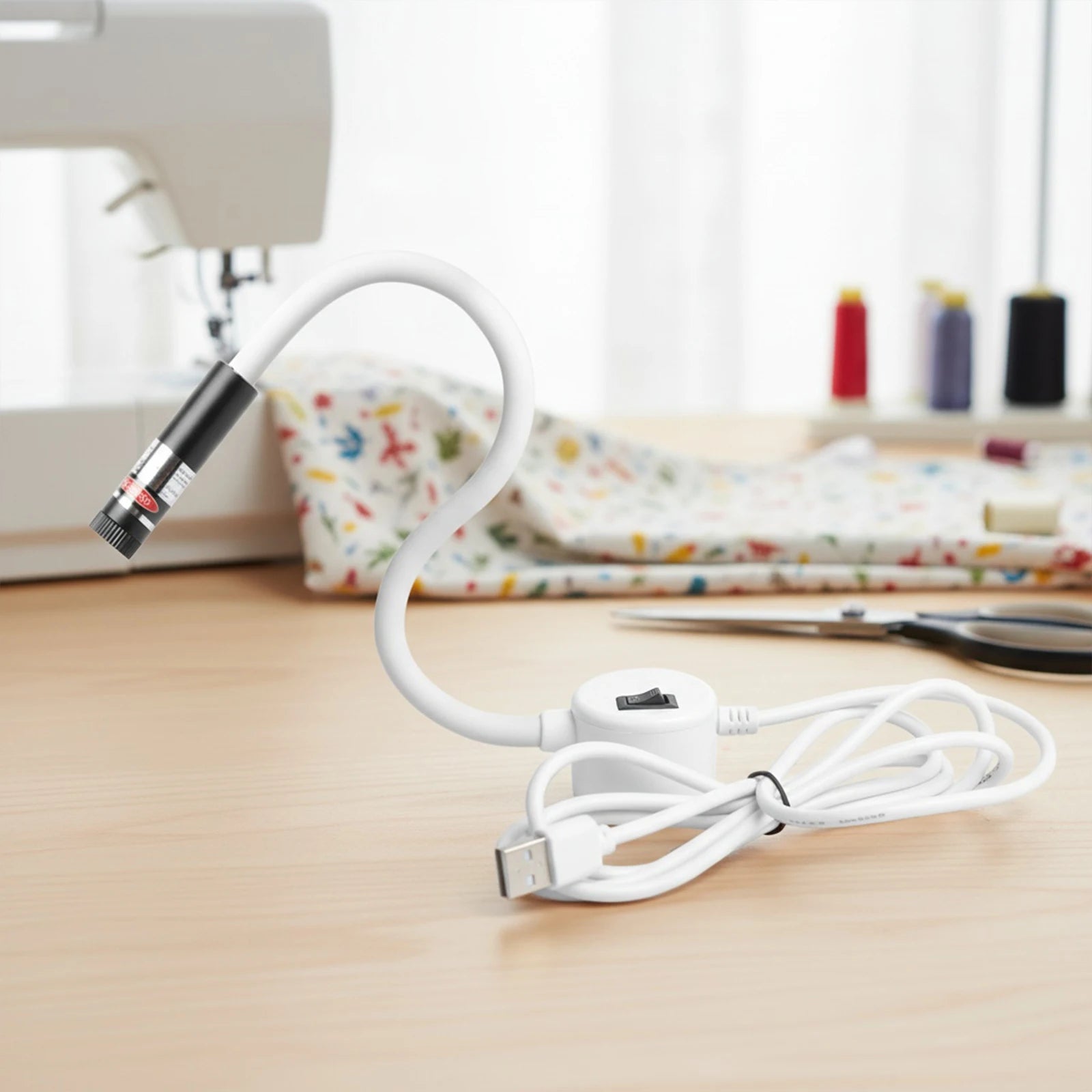 USB Magnetic Sewing Laser Guide Light