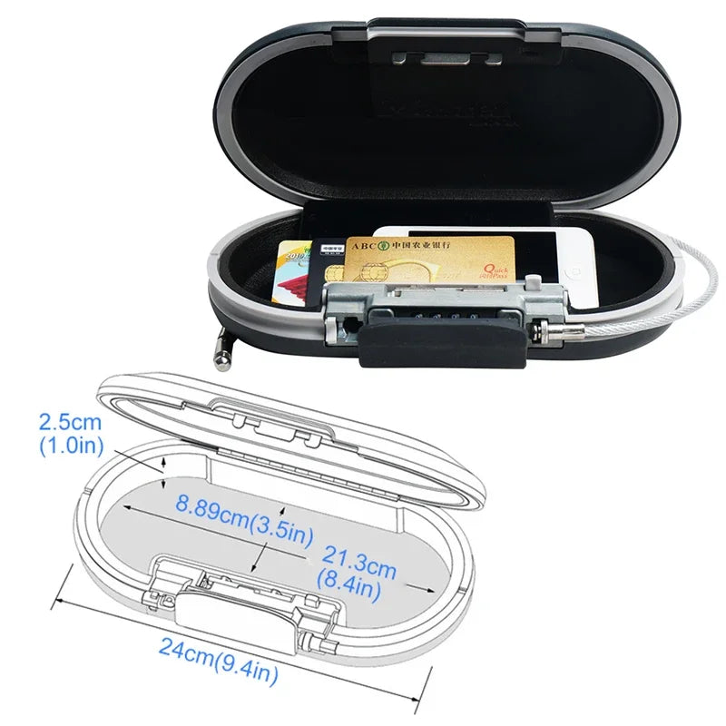 Portable Travel Lock Box