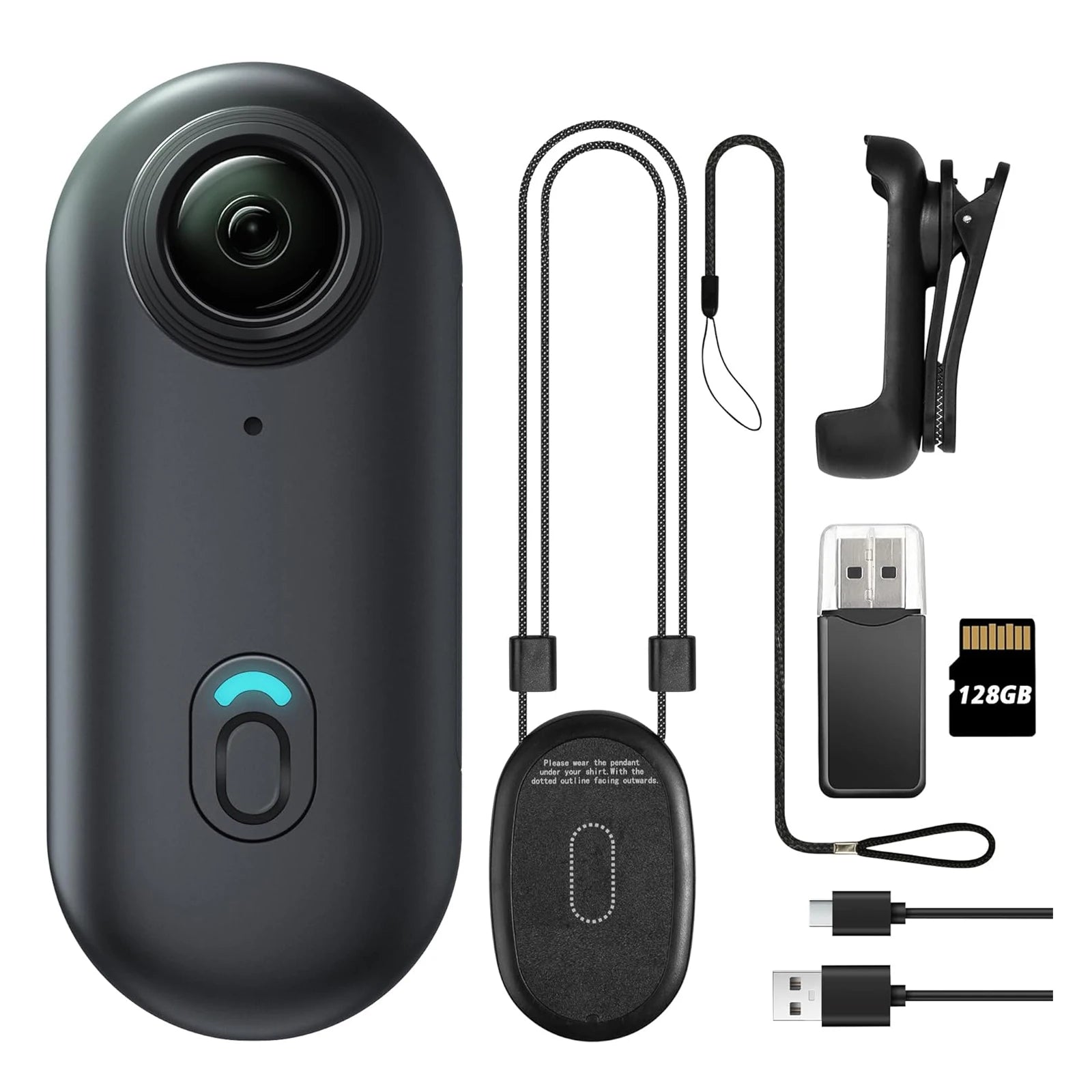 HD WiFi Wearable Action Body Cam