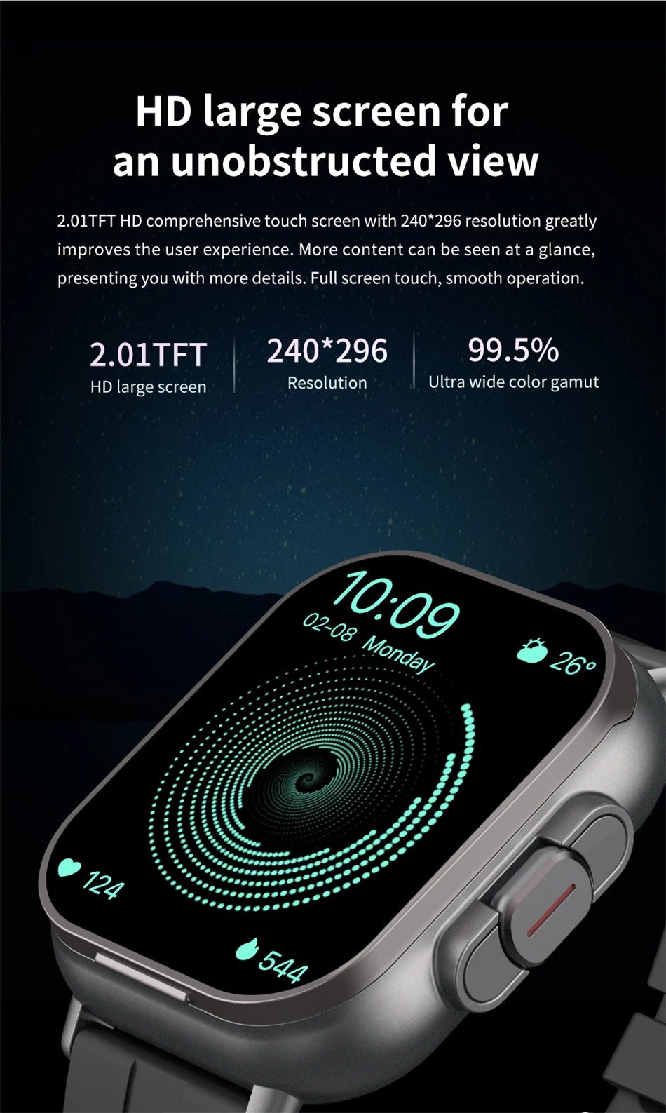2 in 1 Smartwatch With Earbuds
