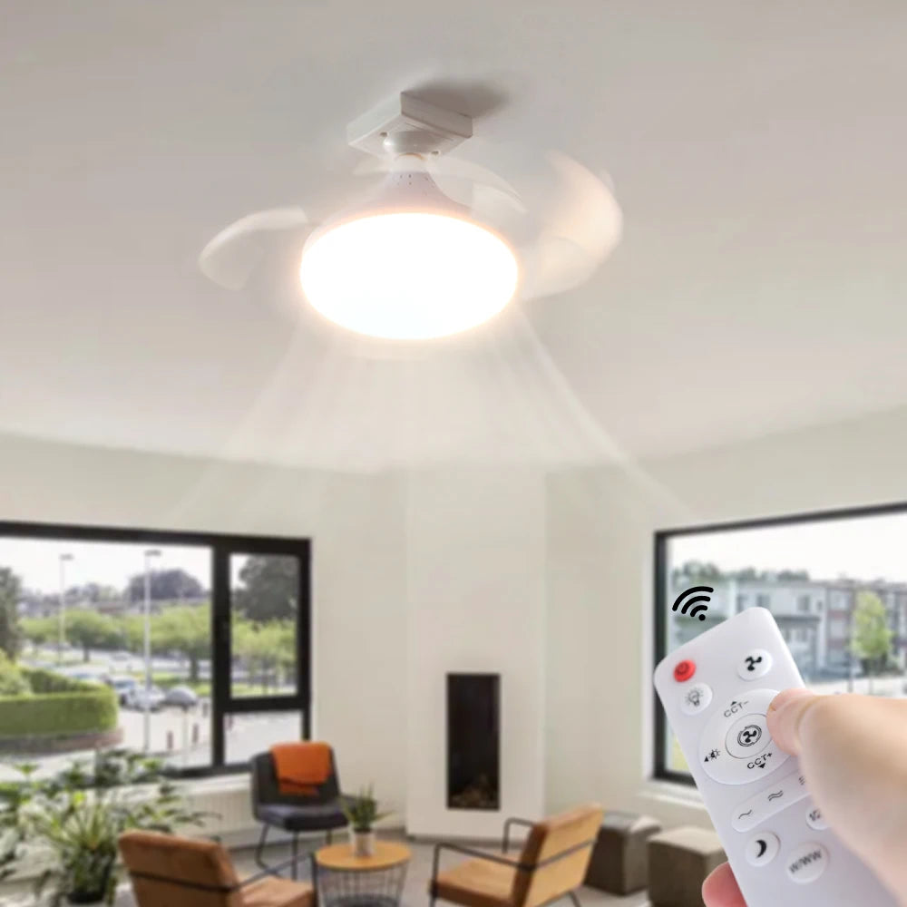RC 2 in 1 Invisible Blade Ceiling Fan Light