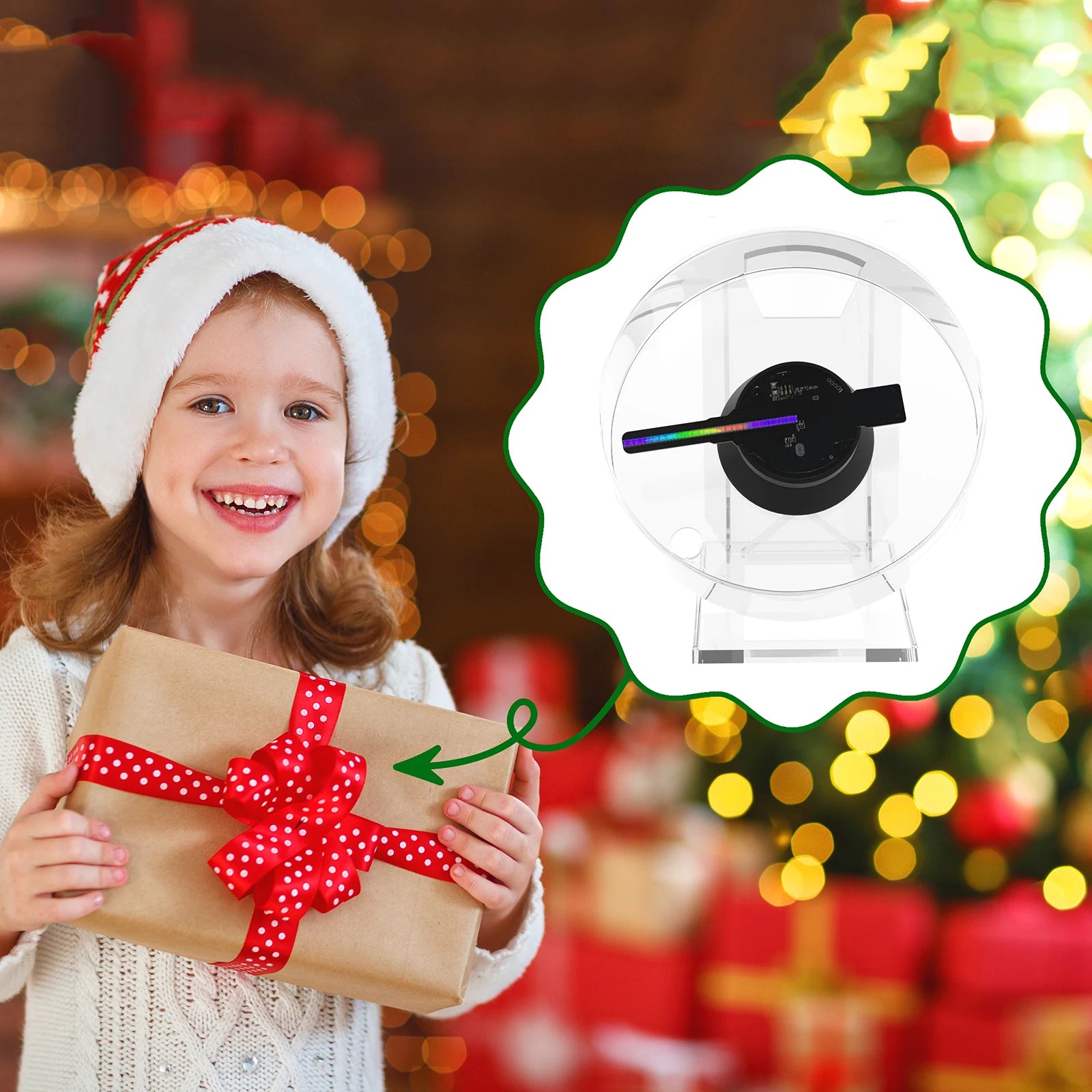 Mini 3D Holographic Projector