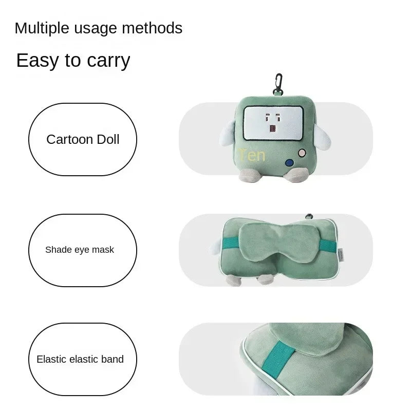 2-in-1 Travel Eye mask Pillow