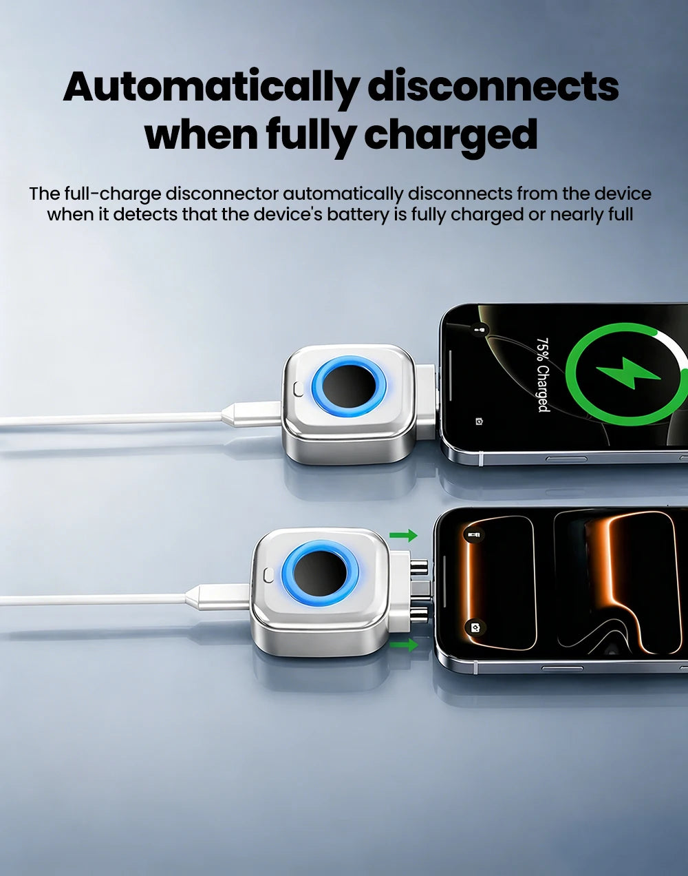 Type-C Auto Cut-Off Charging Adapter