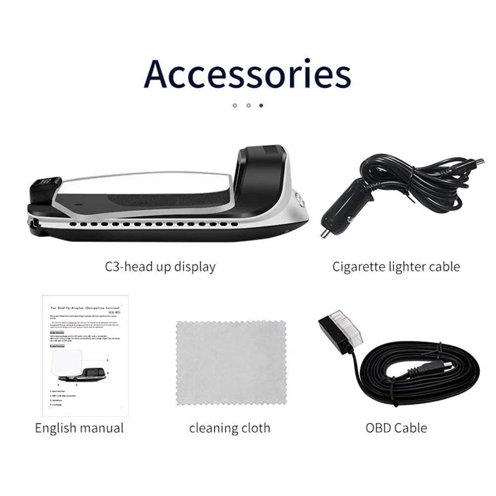 Multifunction HUD Navigation Projector