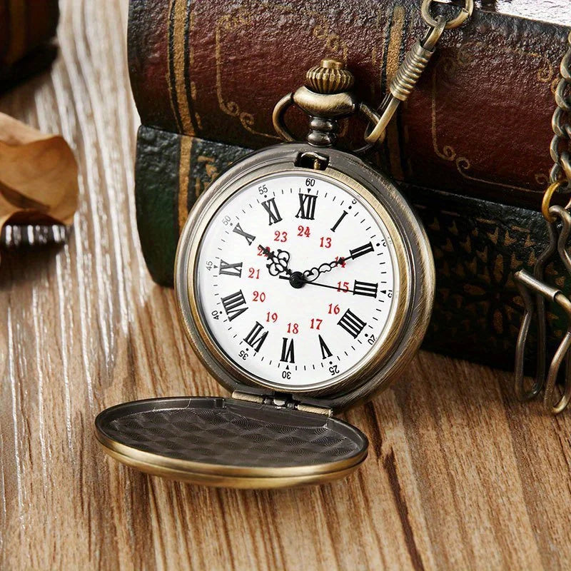 Engraved Vintage Pocket Watch