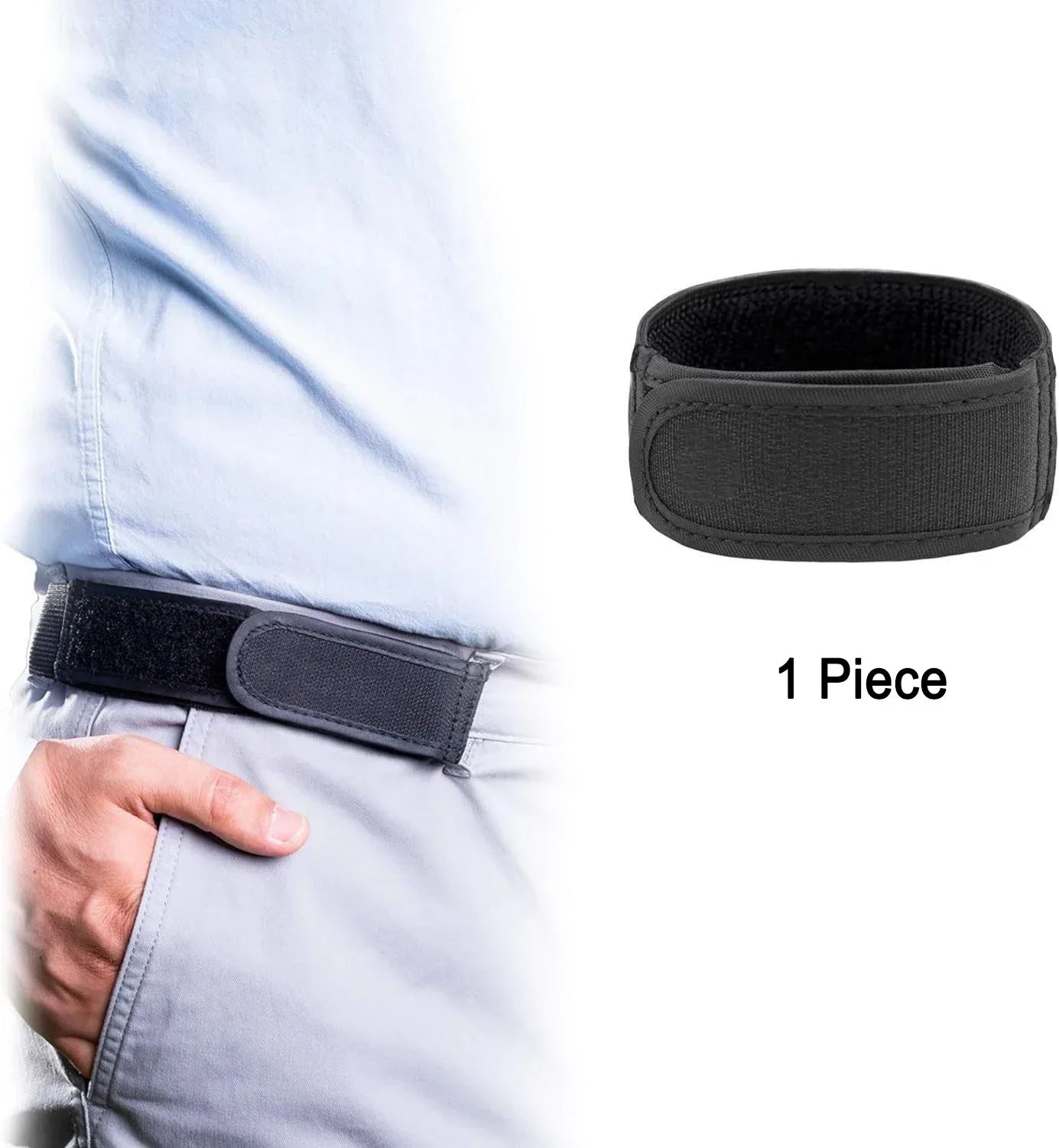 Elastic Ultra-soft Buckle Free Waist Belt