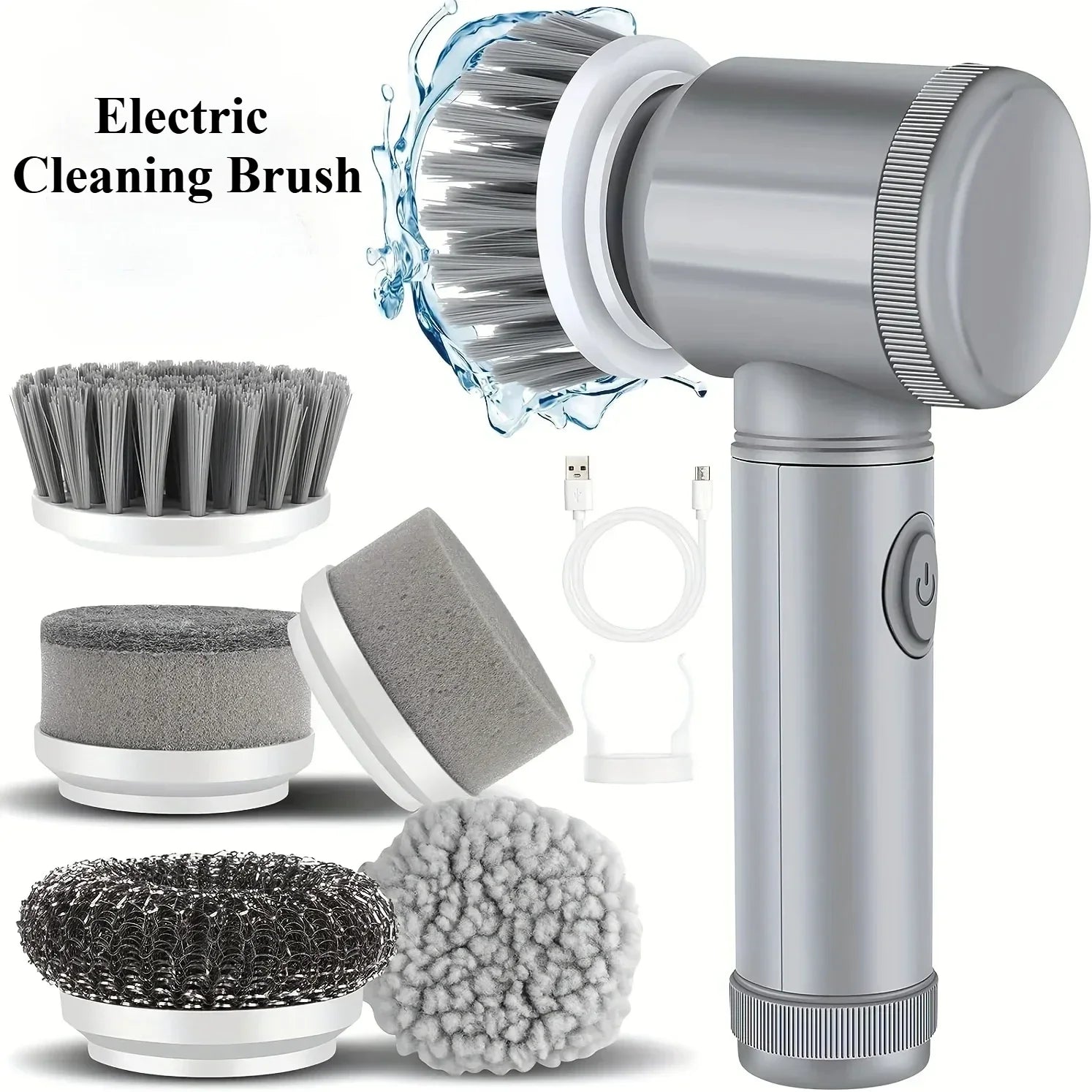 Multi-functional Wireless Electric Scrubber