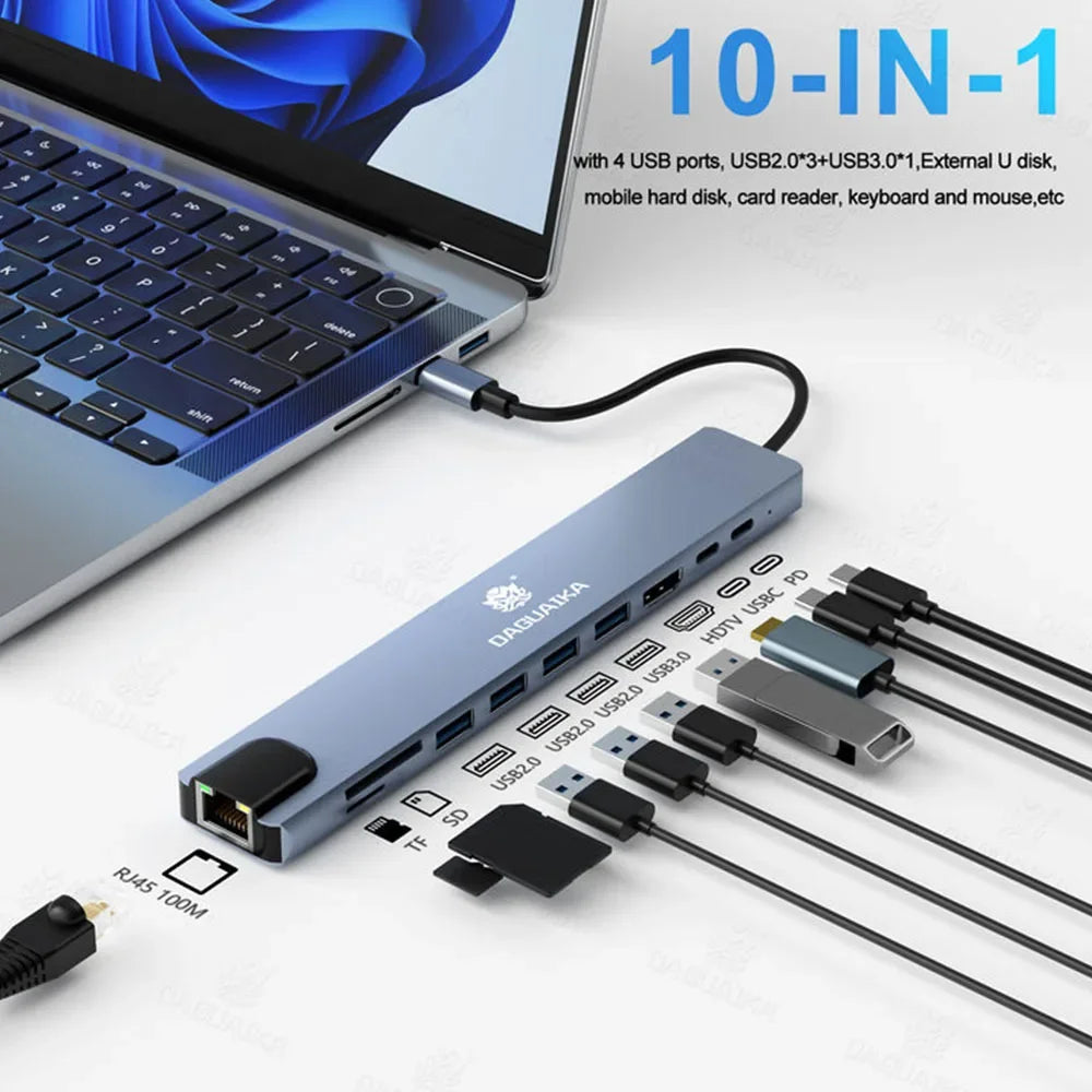 Type C - USB Docking Station Hub