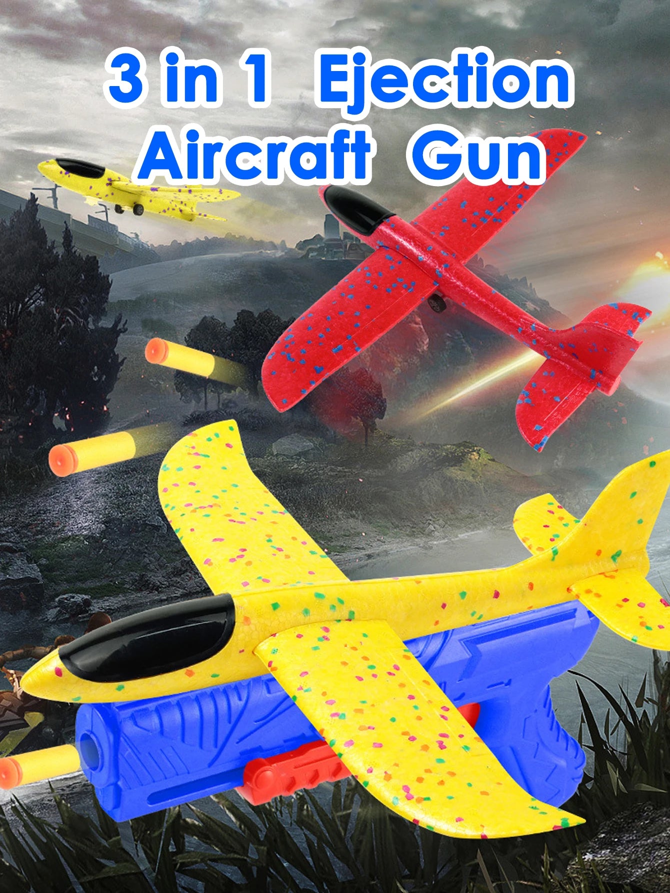 Foam Aircraft Launcher Toy
