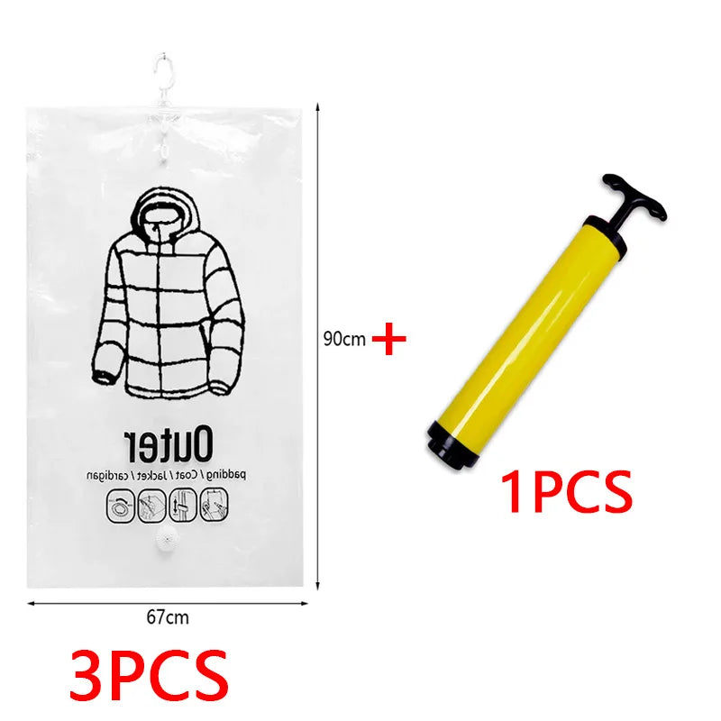Hanging Space Saver Compression Storage Bag
