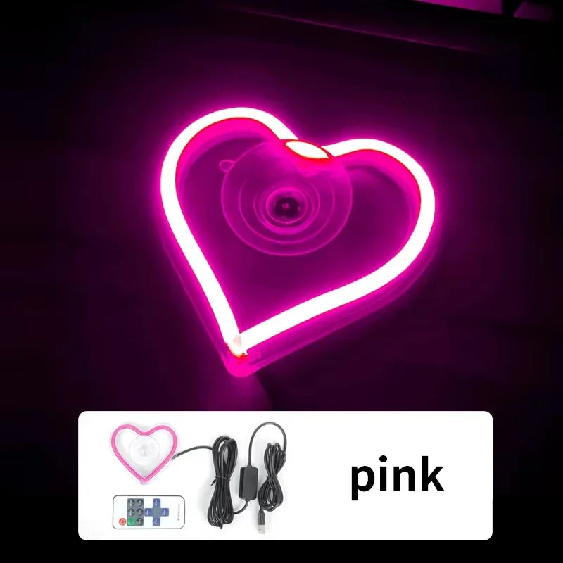 Glow Heart RC Neon Light