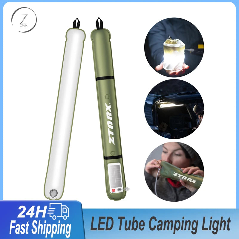 Inflatable Solar LED Camping Light