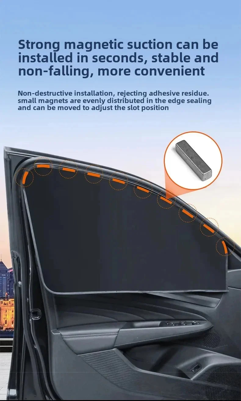 Universal Magnetic Car Window UV Shades