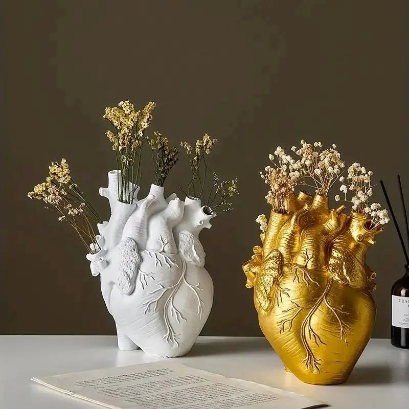 Heart Shaped Flower Vase