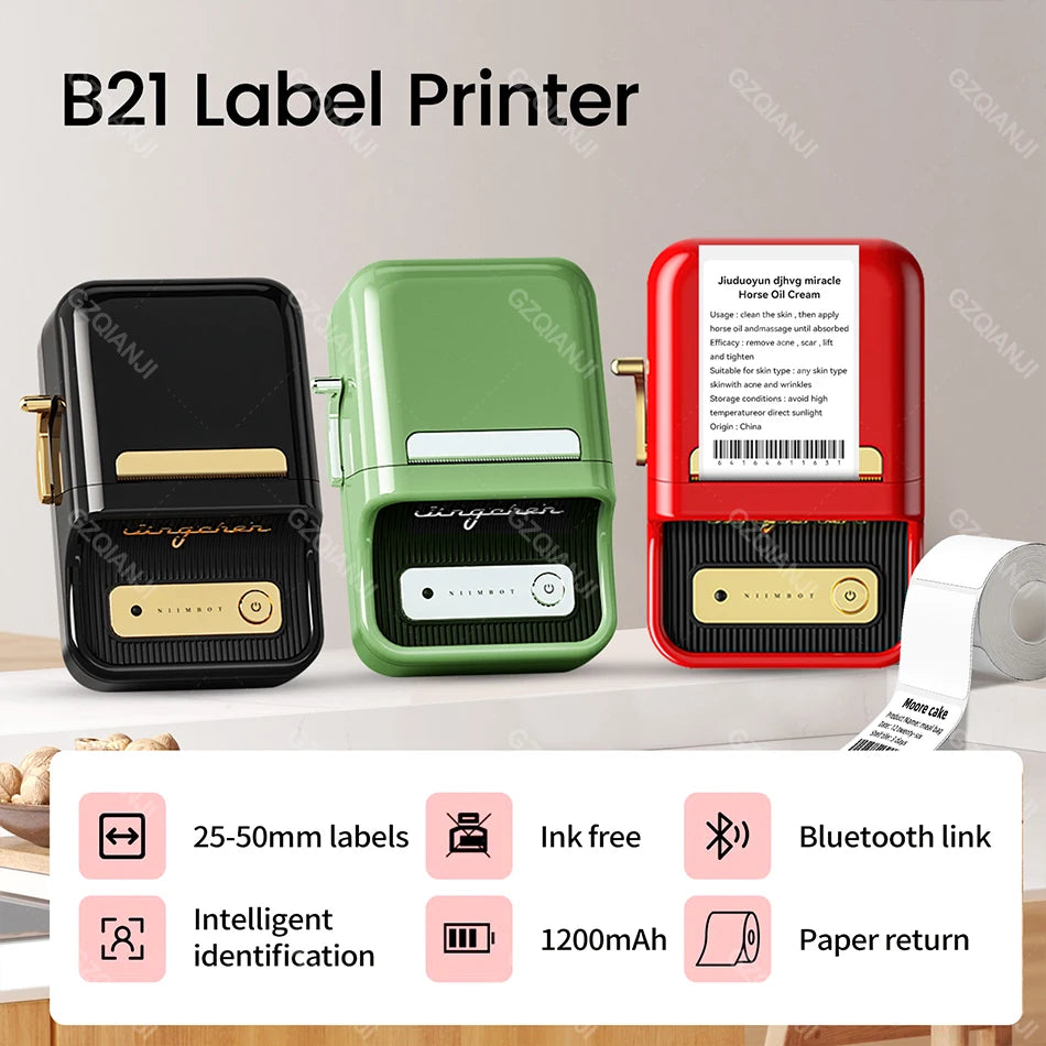 Mini Thermal Label Sticker Printer
