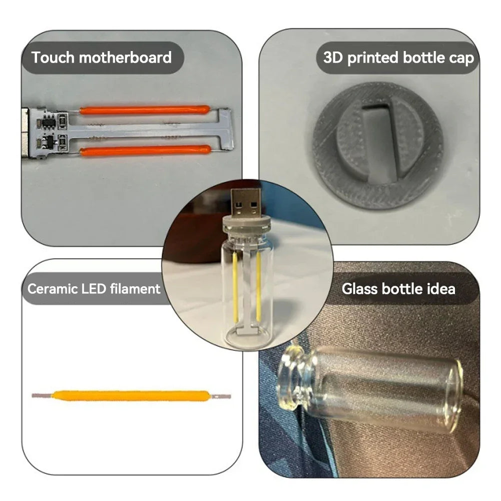 Touch Control Car USB LED Lamp