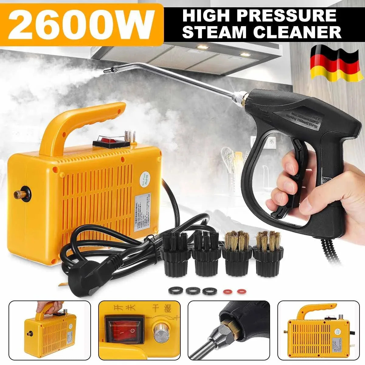 Handheld High Pressure Steam Cleaner