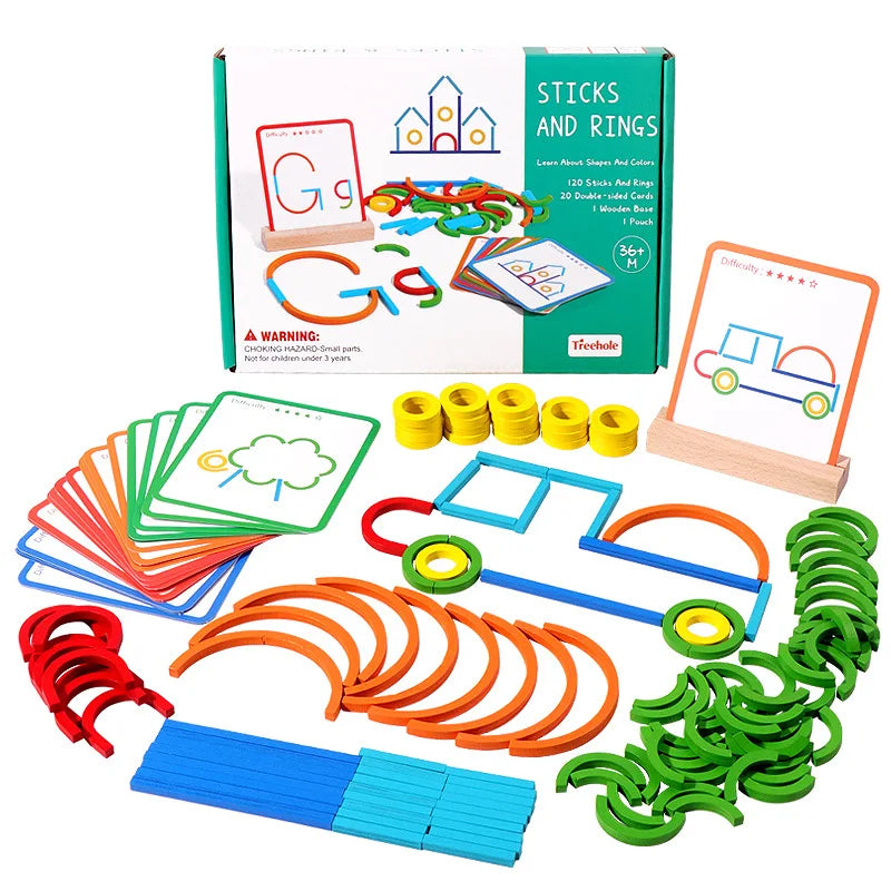 Montessori Wooden Creative Puzzle Toy