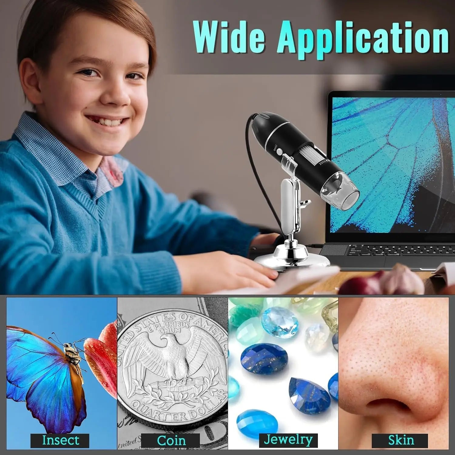 UltraMax Digital Microscope Magnifier
