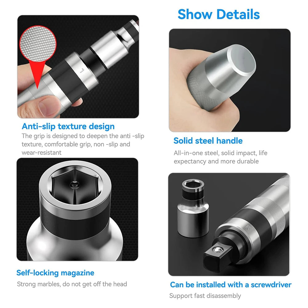 Manual Reversible Impact Screwdriver Set