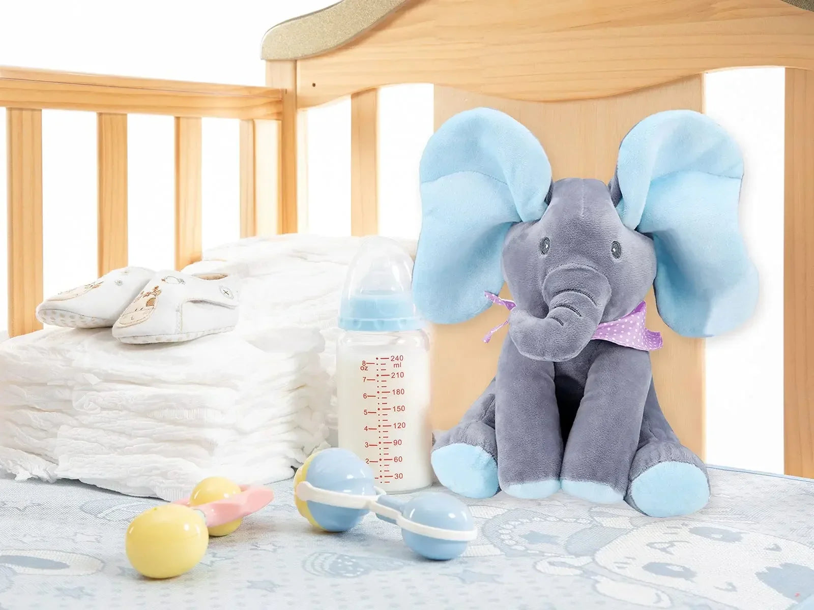 Hide and Seek Elephant Plush Toy