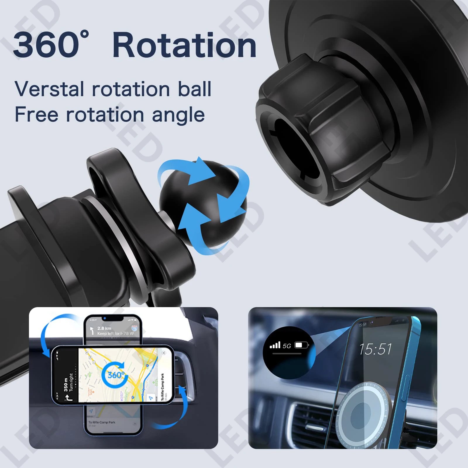 Magsafe Car Air Vent Mount Phone Holder