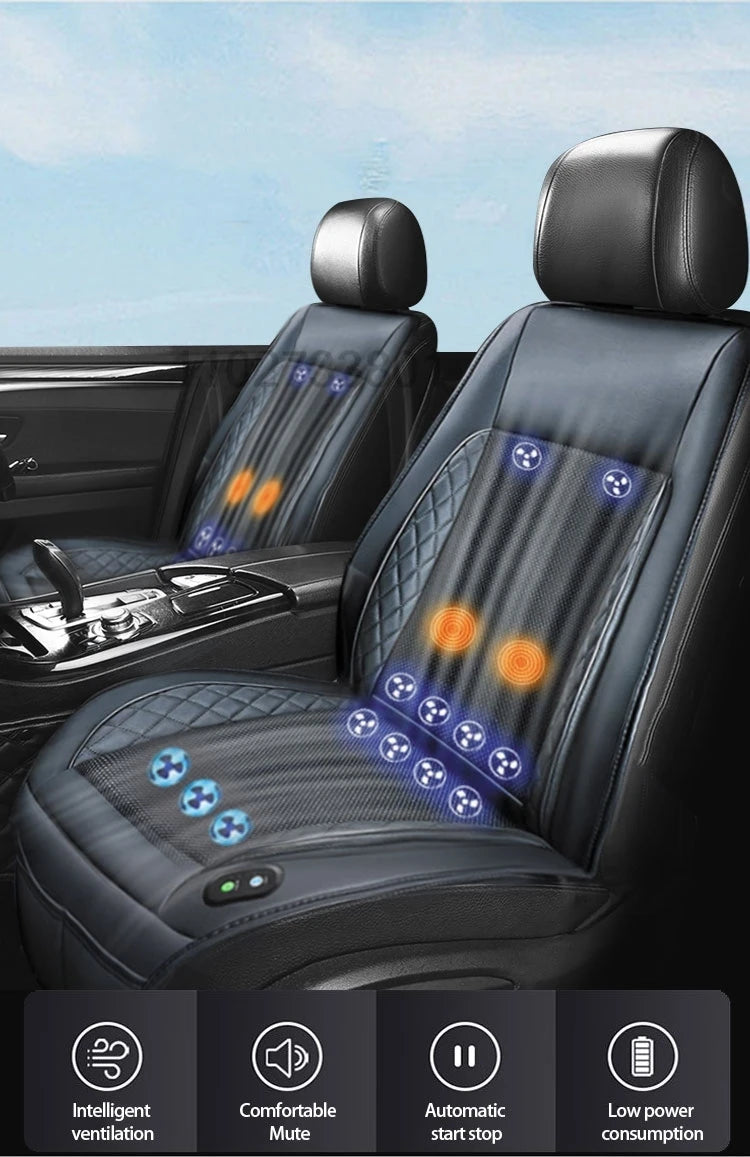 2 in 1 Car Chill & Massage seat cover