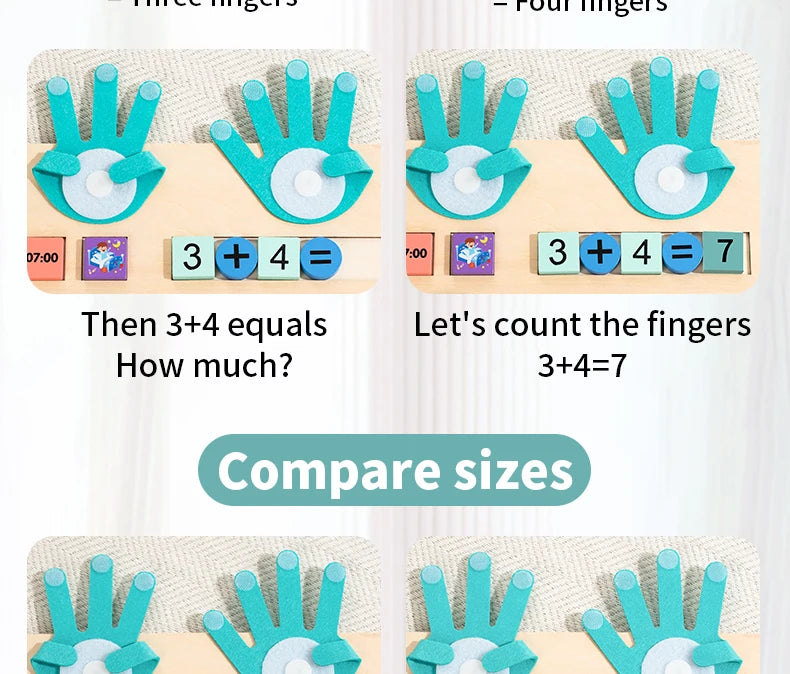 Montessori Time & Math Learning Aid