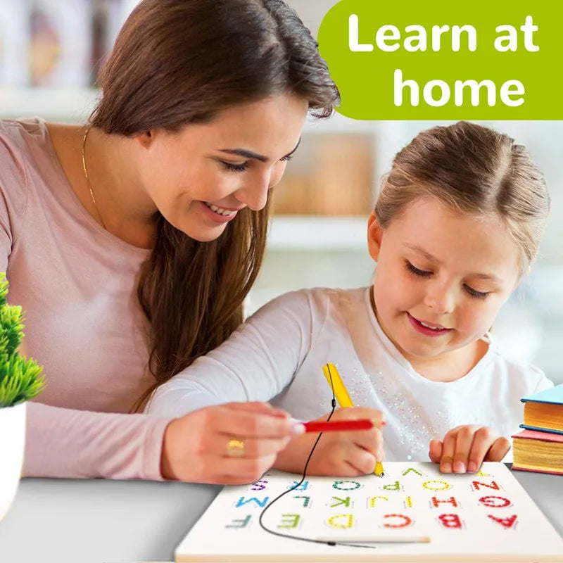Magnetic Alphabet Tracing Board For Kids