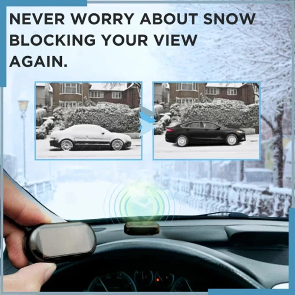 Windshield Snow Clearing Device