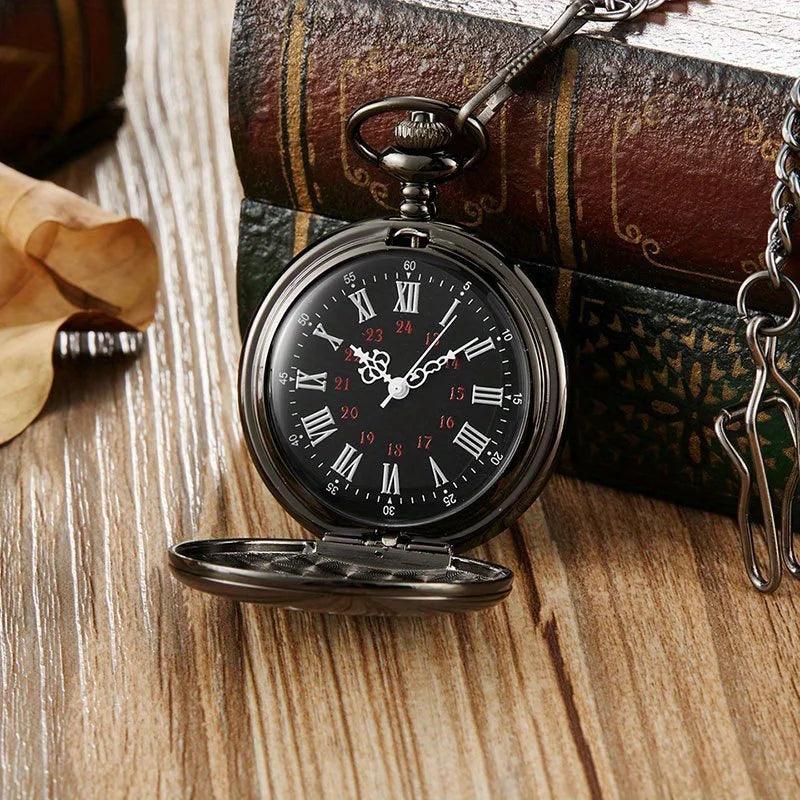 Engraved Vintage Pocket Watch