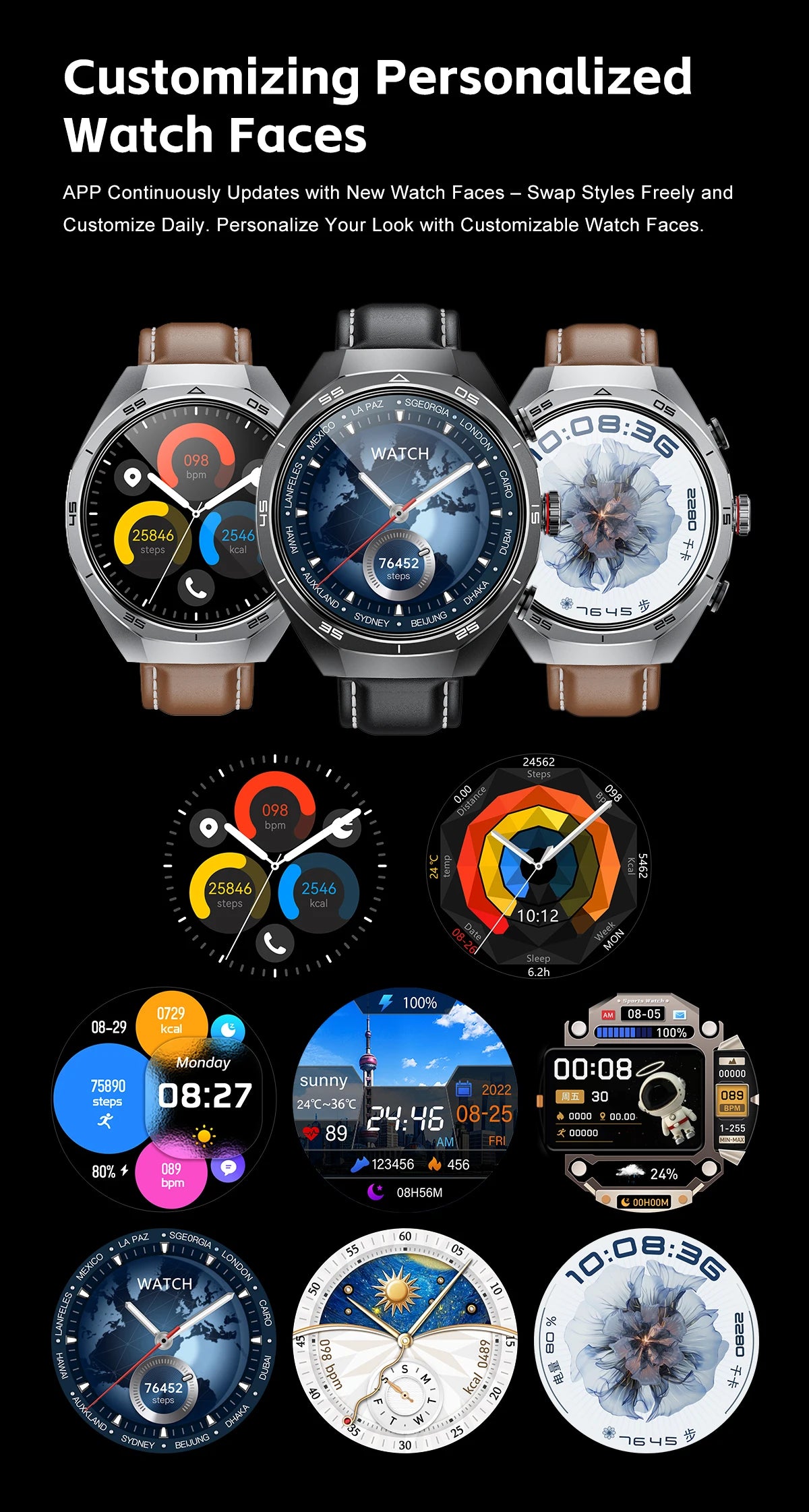 Smart Two-in-one Bluetooth Watch