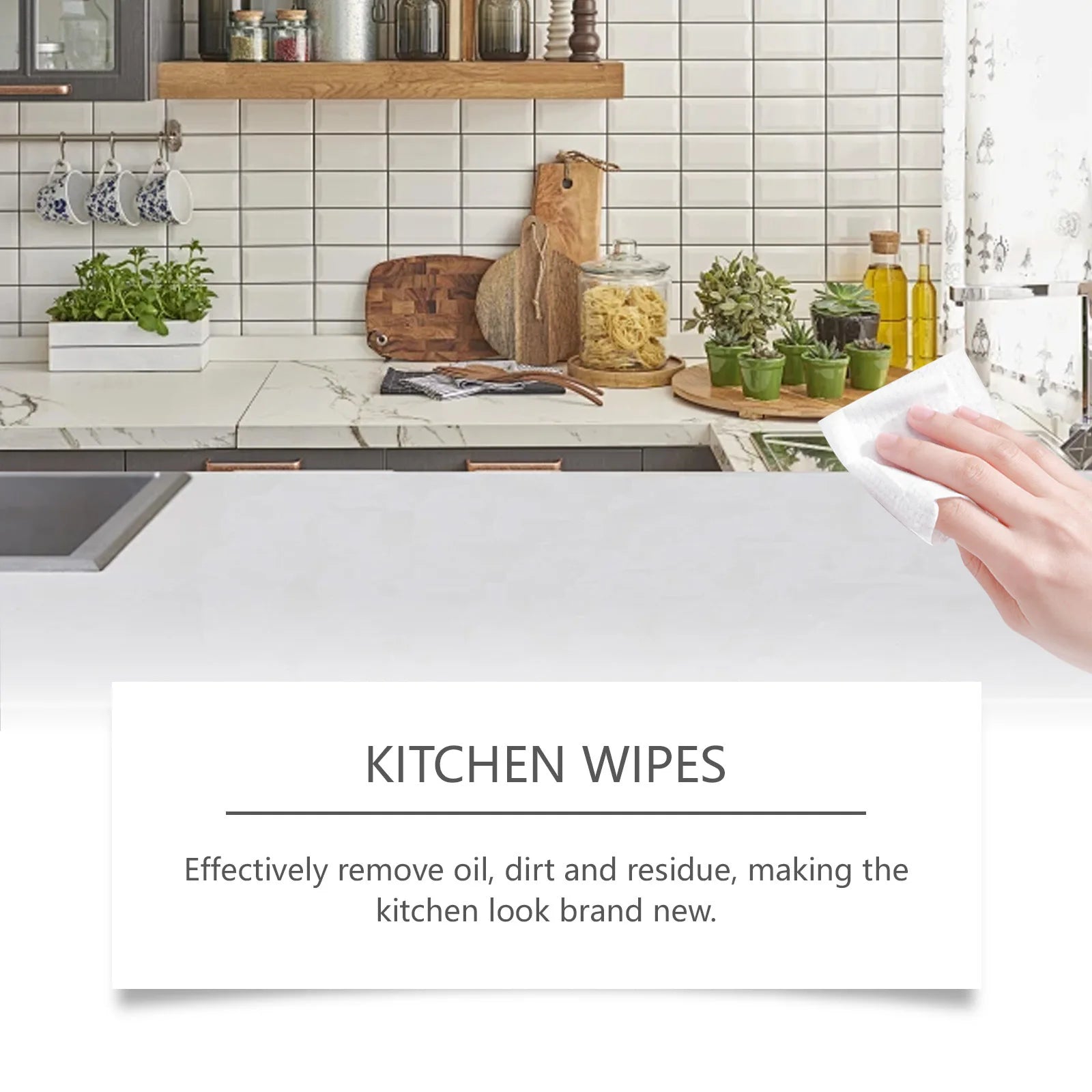 Disposable Kitchen Wet Cleaning Wipes