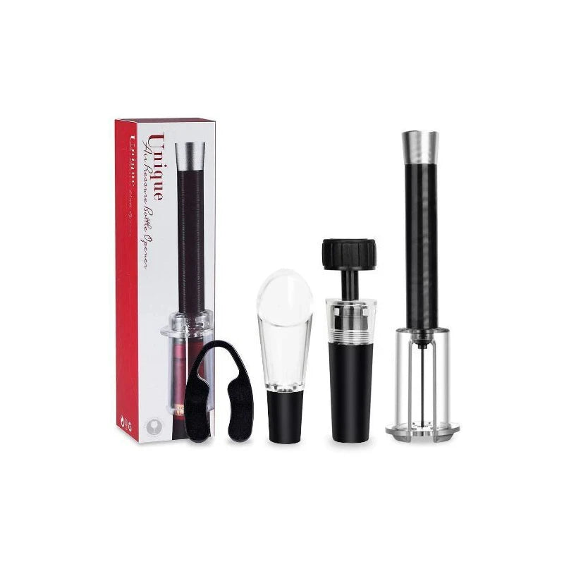 Air Pressure Vaccum Wine Opener Set